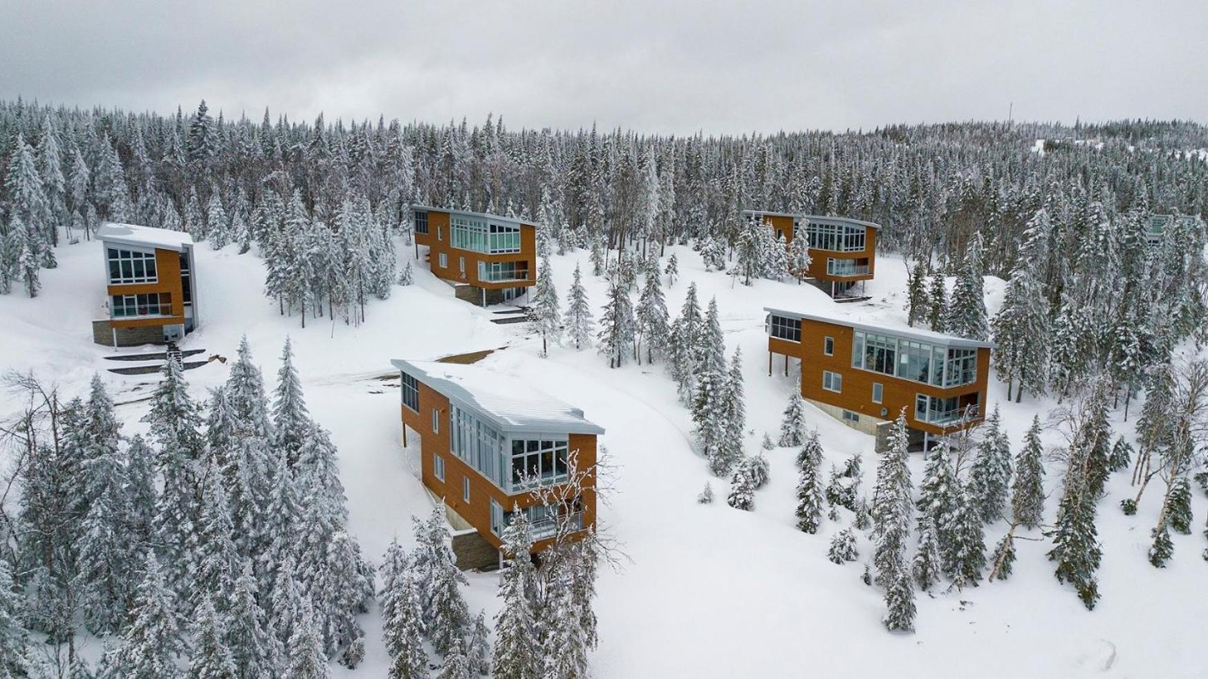 Les Chalets Du Massif De Charlevoix Petite-Riviere-Saint-Francois Esterno foto