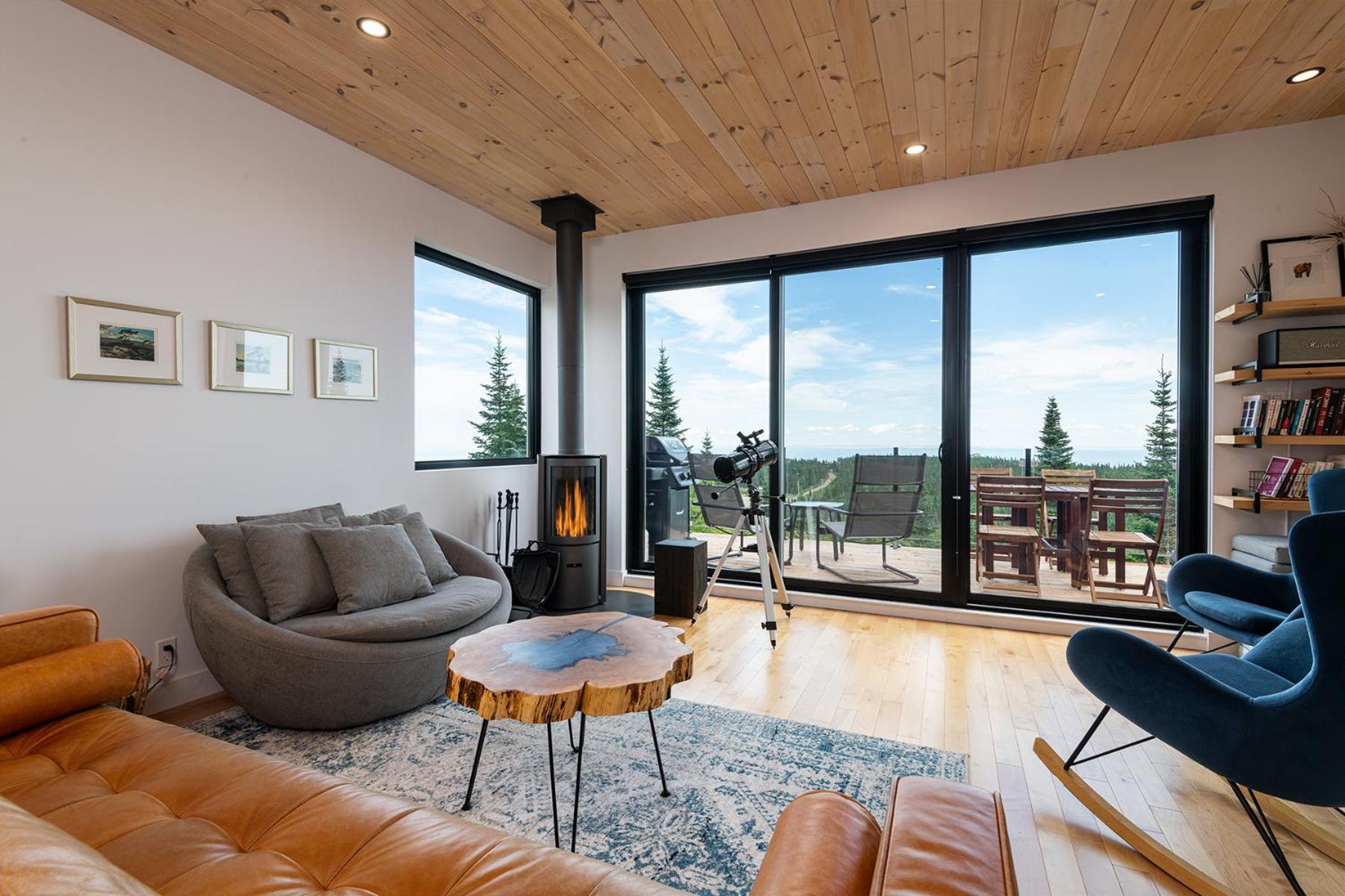 Les Chalets Du Massif De Charlevoix Petite-Riviere-Saint-Francois Esterno foto