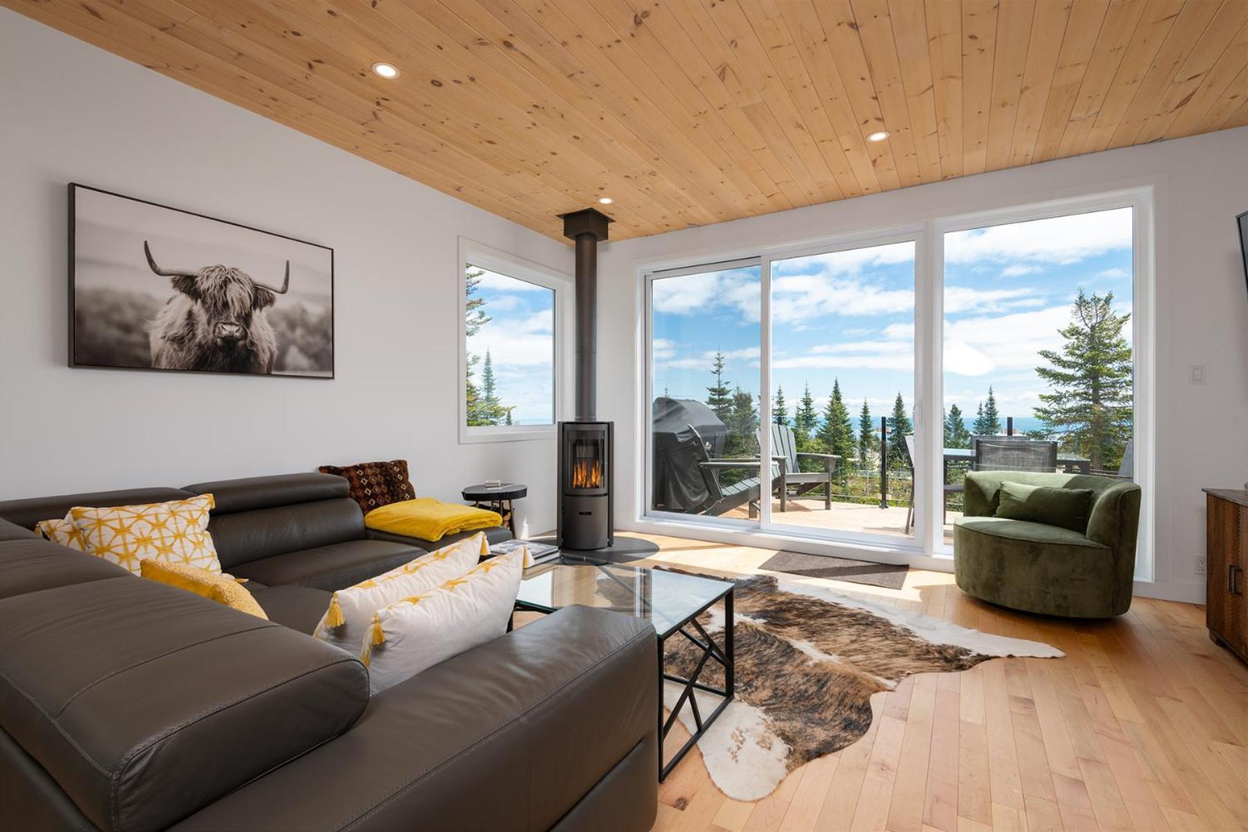 Les Chalets Du Massif De Charlevoix Petite-Riviere-Saint-Francois Esterno foto